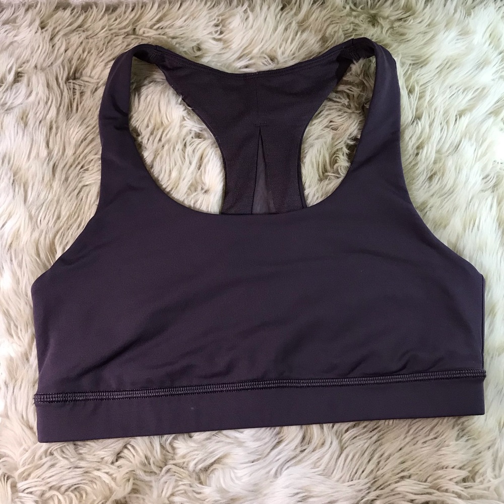 Lululemon purple mesh invigorate sports bra 6 - Picture 2 of 7